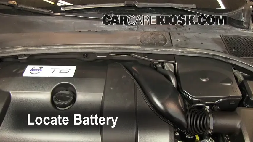2010 Volvo S80 T6 3.0L 6 Cyl. Turbo Battery Replace